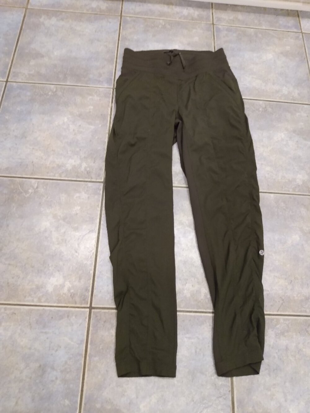lululemon athletica Olive Green Track Joggers